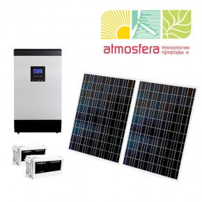 Автономная солнечная электростанция 0,5 кВт